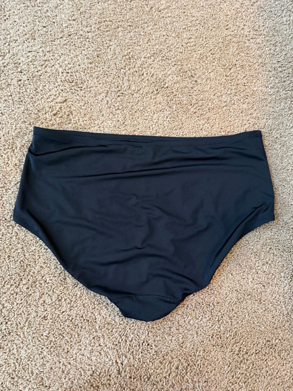 Lane Bryant women’s Black High-Rise Swim Bottoms